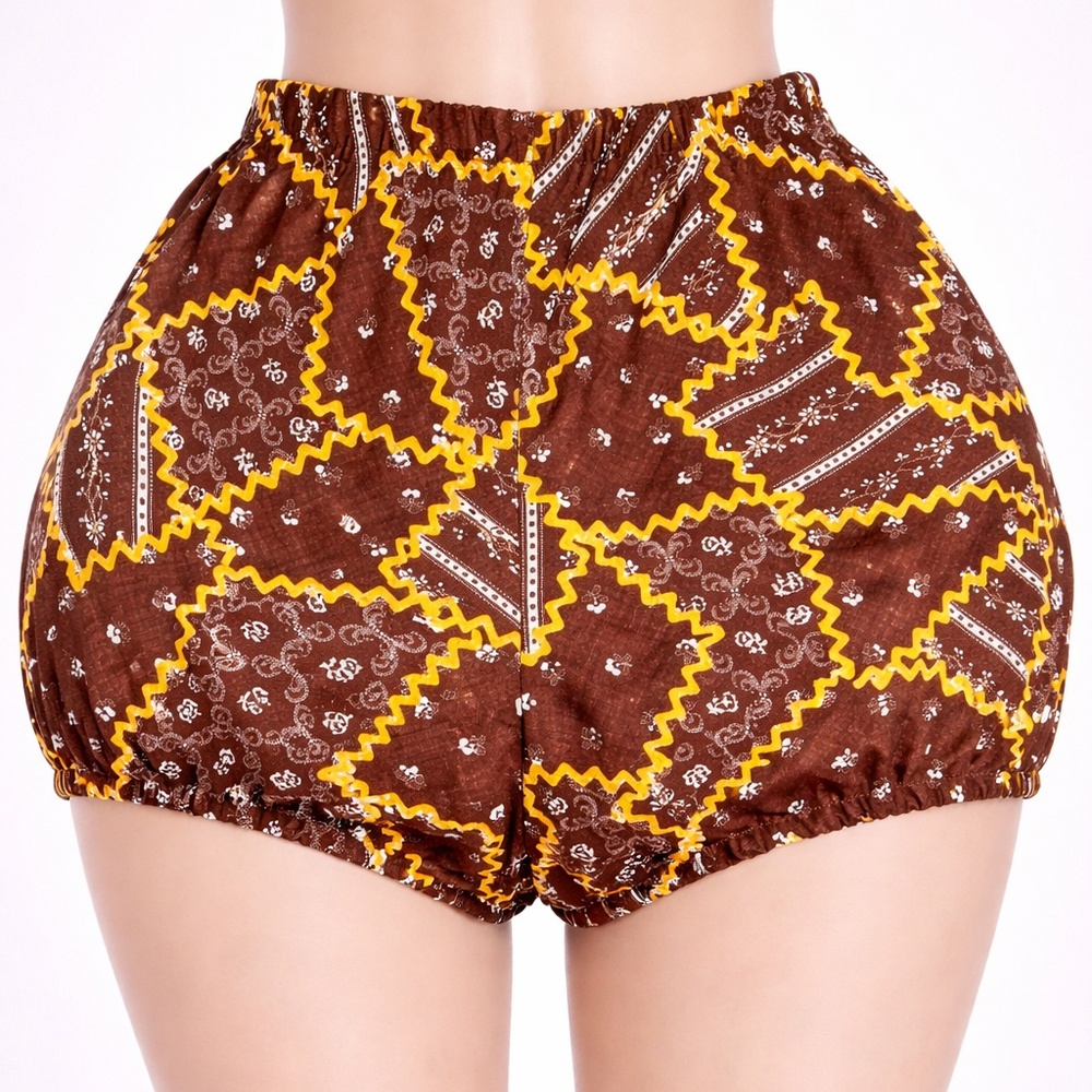 Vintage 1960s Patchwork Handmade Bubble Bloomer H… - image 5